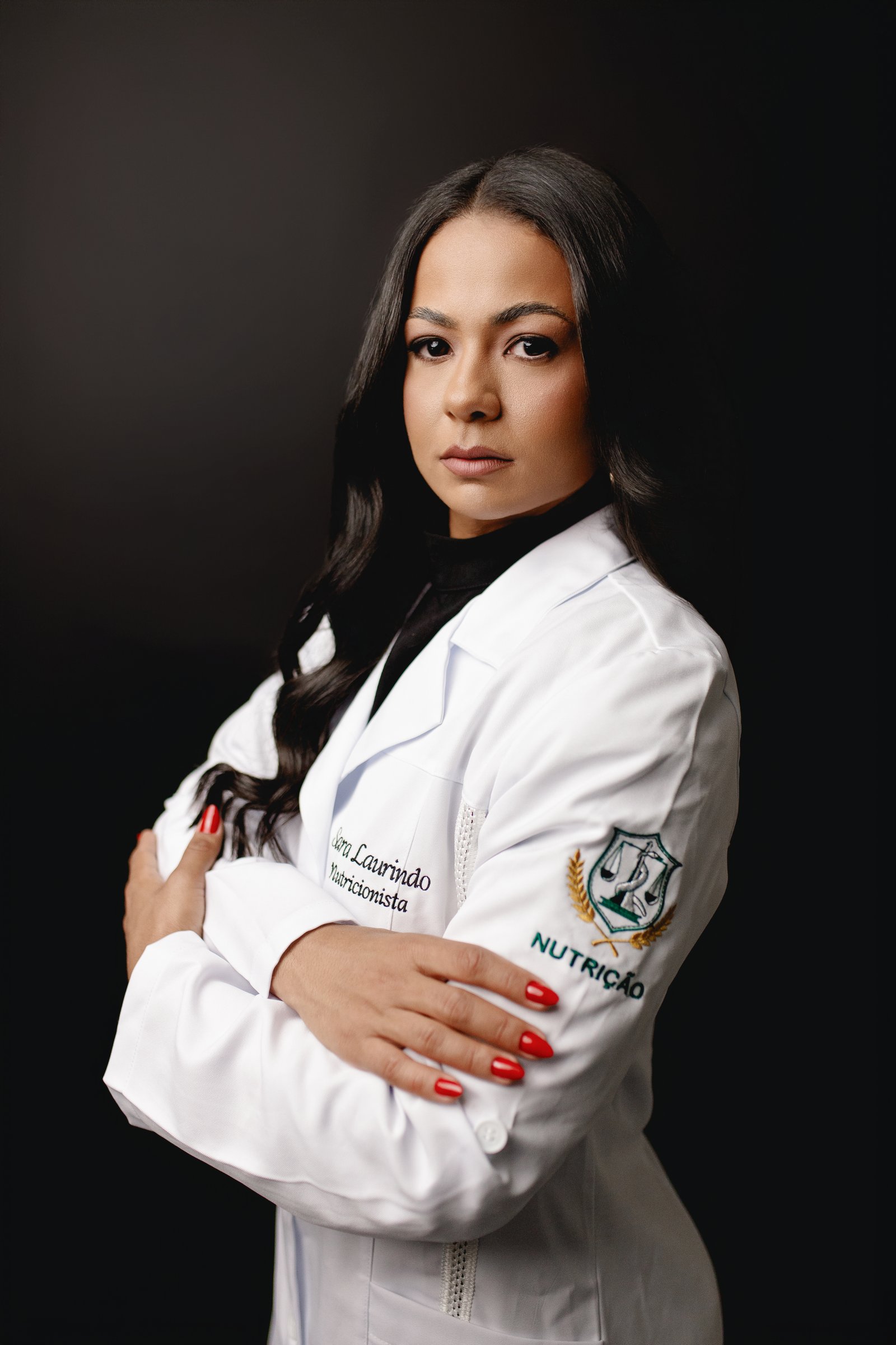 Sara Laurindo no consultório